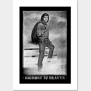 Highway To Heaven † Vintage Look 80s TV Design Posters and Art